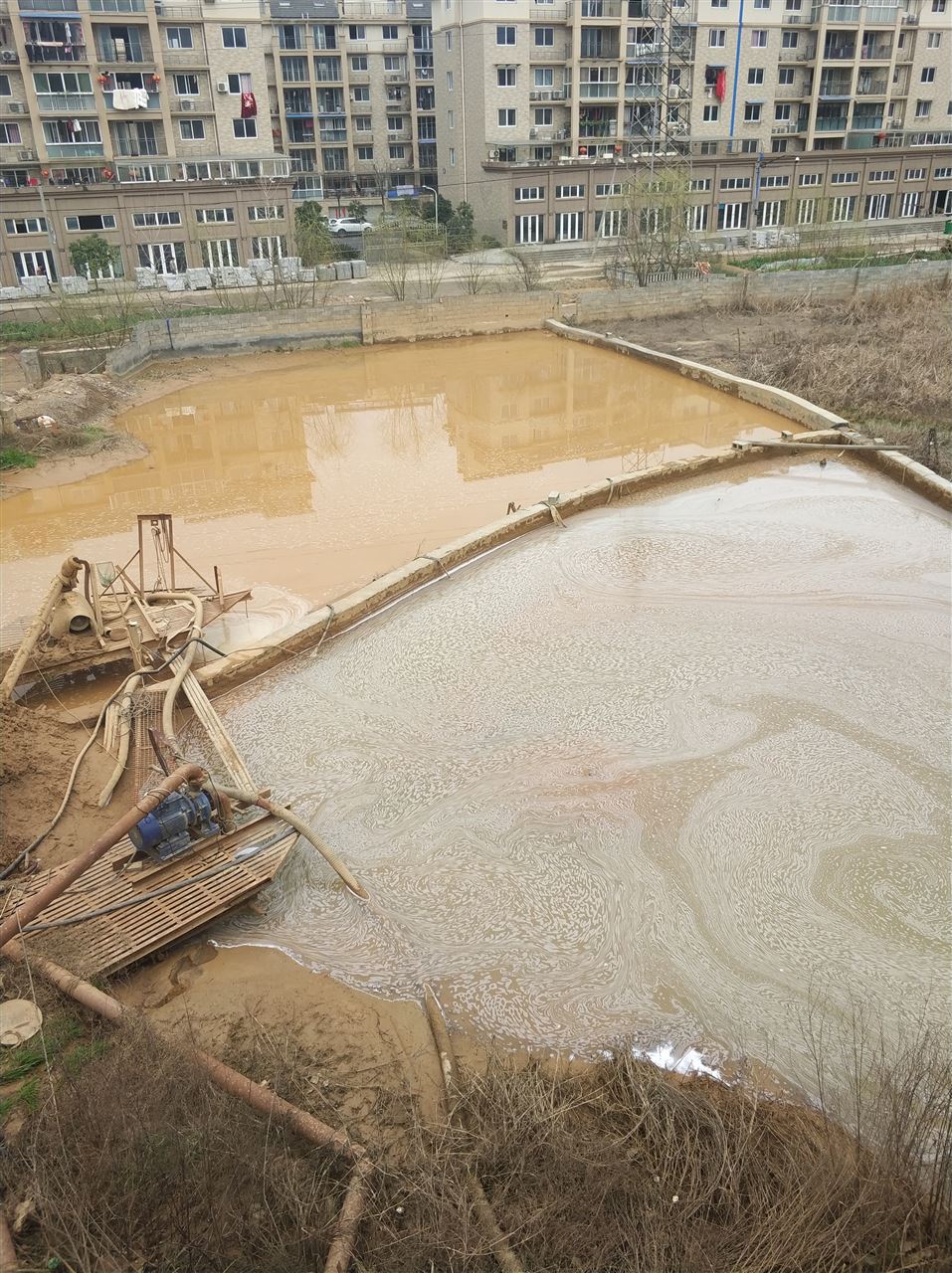 新城沉淀池淤泥清理-厂区废水池淤泥清淤